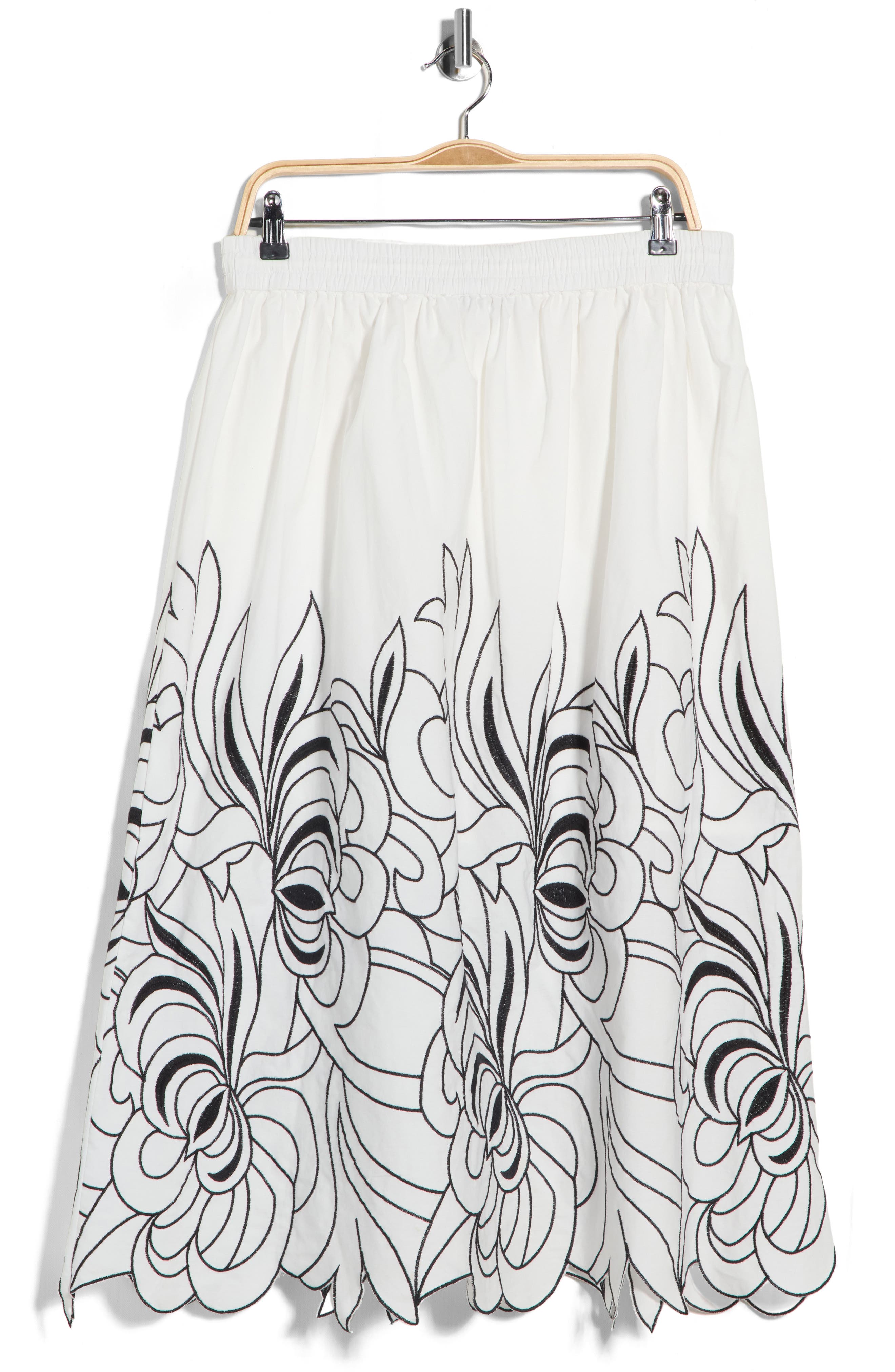 Embroidered Tassel Tie Front Skirt (Women) | Nordstromrack