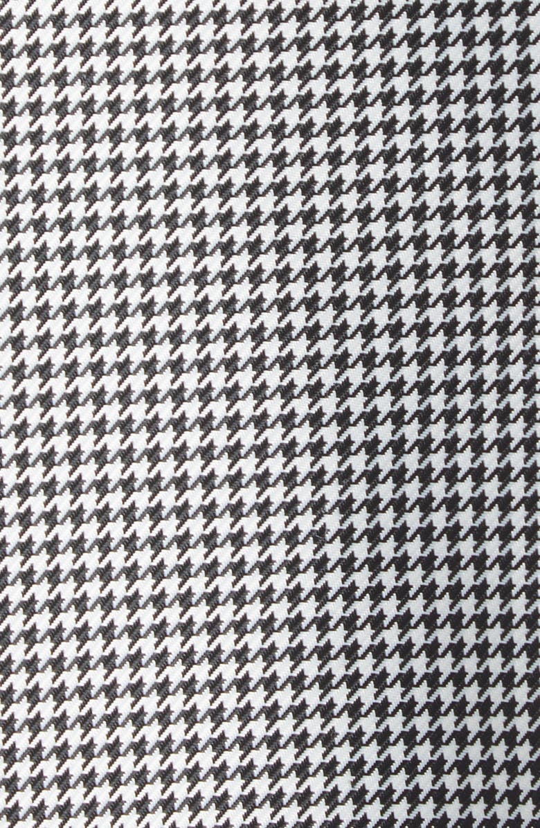 Comme des Garçons Comme des Garçons Pleated Asymmetric Houndstooth Check Skort, Alternate, color, Black/ White