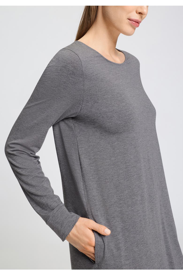 Natural Elegance Soft Jersey Nightgown, Alternate, color, Stone Melange
