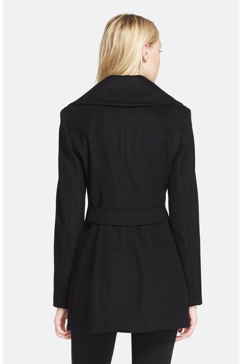 Wool & Cashmere Coat, Alternate, color, BLACK