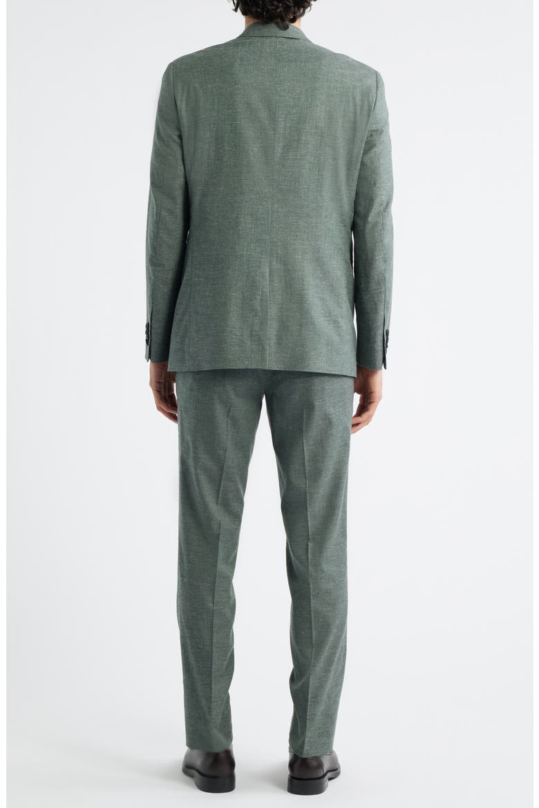 Ross Slim Fit Cotton Blend Suit, Alternate, color, OLIVE