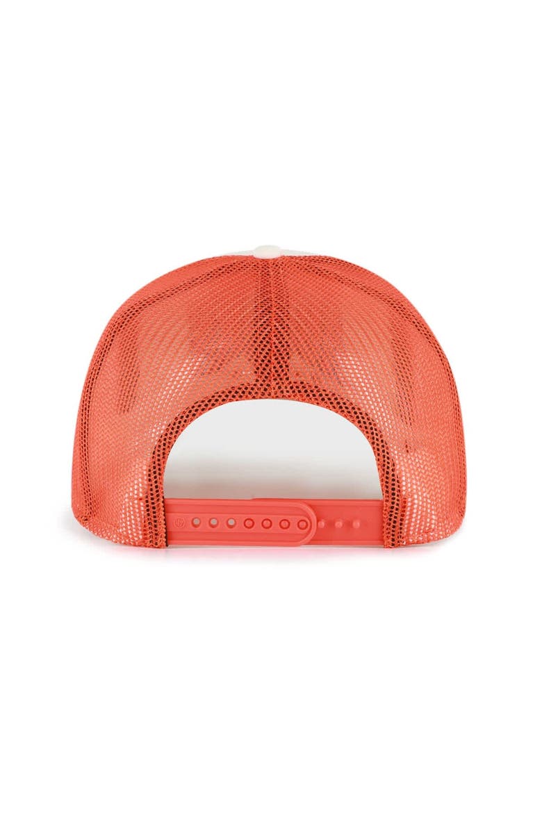 Men's '47  Natural Syracuse Orange Drawbridge Trucker Adjustable Hat, Alternate, color, Natural