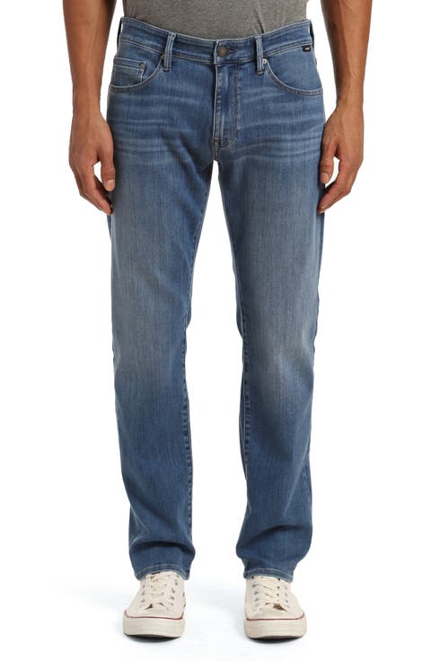 Marcus Slim Straight Leg Jeans (Mid Brushed Supermove)