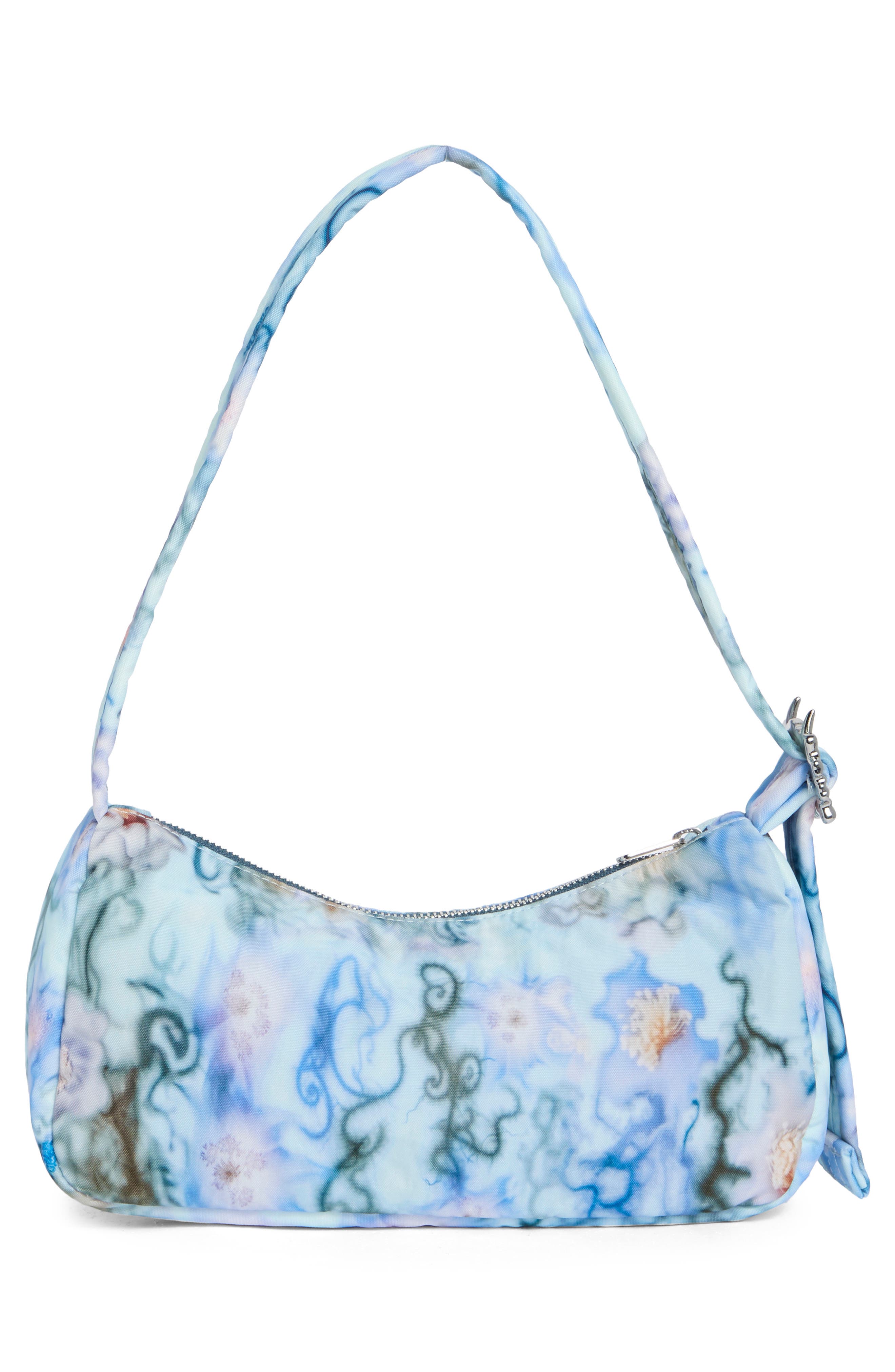 Cargo Nylon Shoulder Bag, Alternate, color, BLUE THORNS