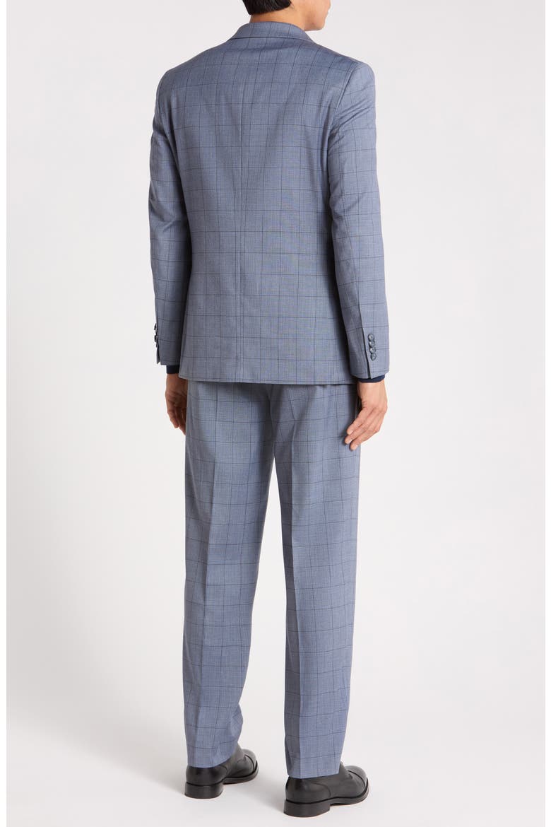 Windowpane Stretch Suit, Alternate, color, BLUE WINDOW