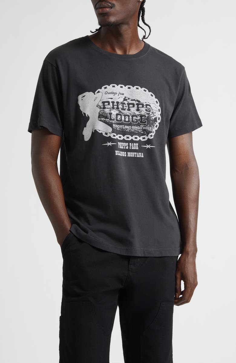 PHIPPS Lodge Graphic T-Shirt, Main, color, Black
