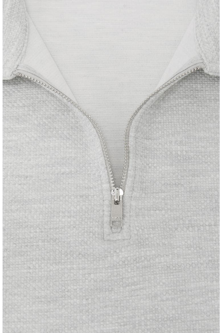 Bruno Quarter Zip Polo, Alternate, color, GREY MELANGE