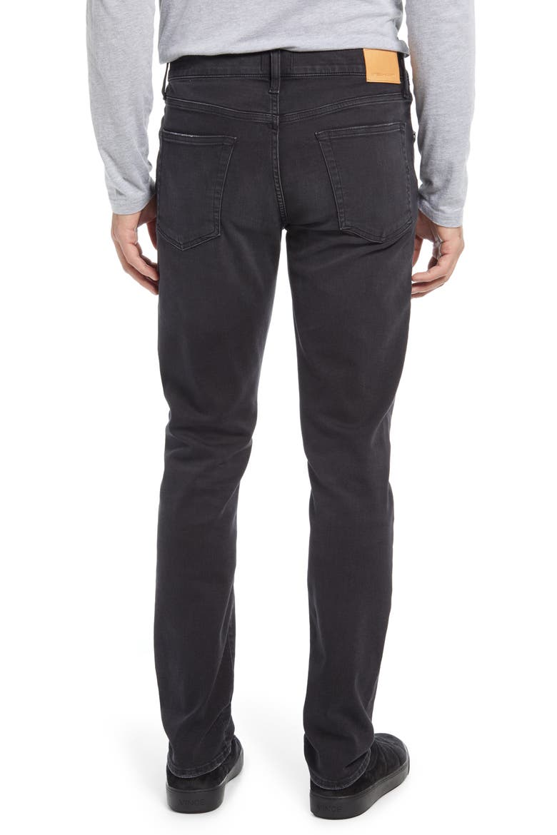 London Slim Taper Leg Jeans, Alternate, color, DARK STORM