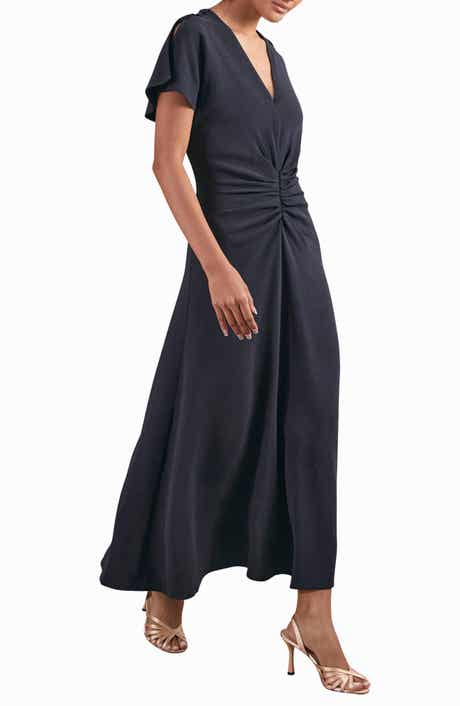 Reiss Rowe Dolman Sleeve Jersey Midi Dress