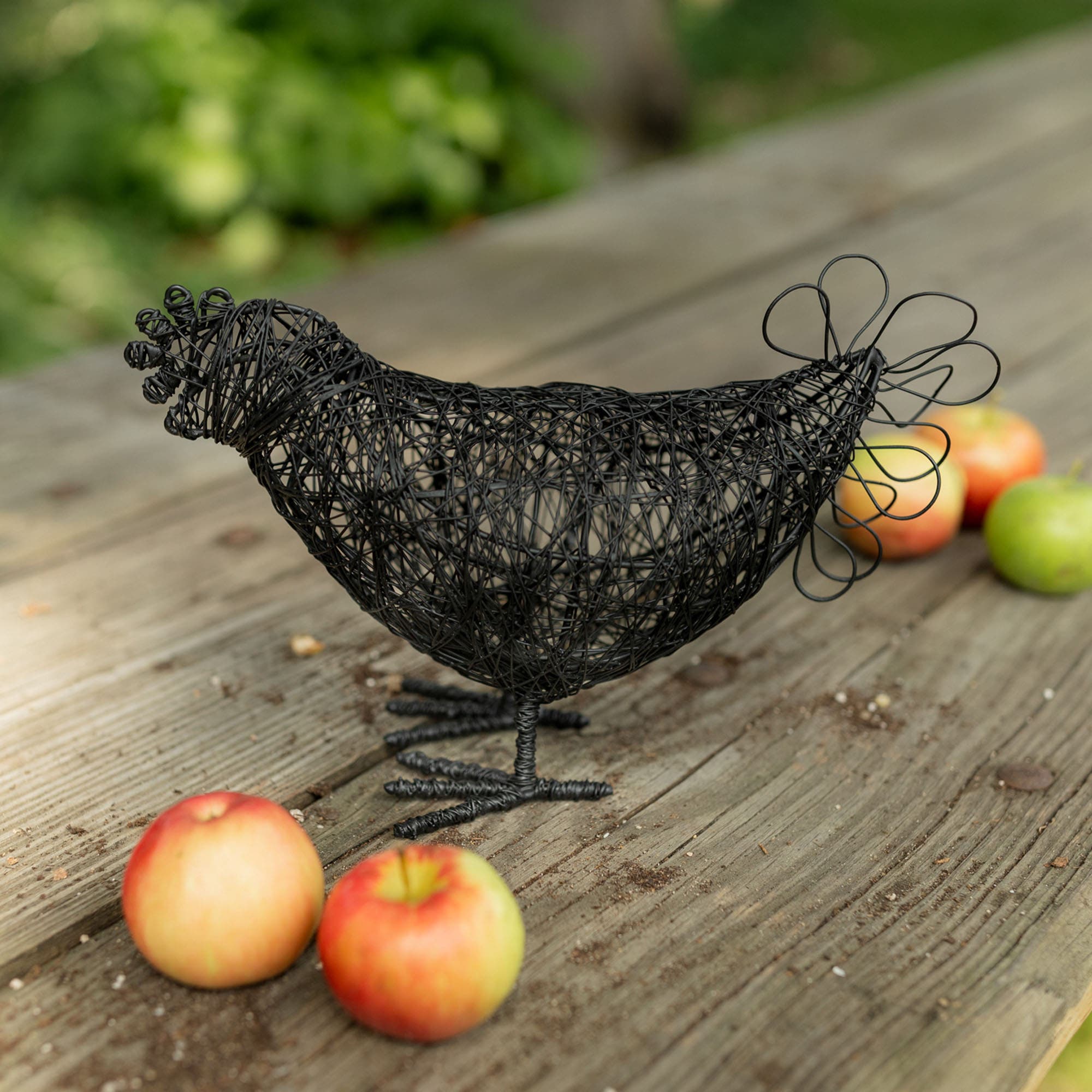 Foreside Home and Garden Wire Hen Bird Figure Black Metal | Nordstrom