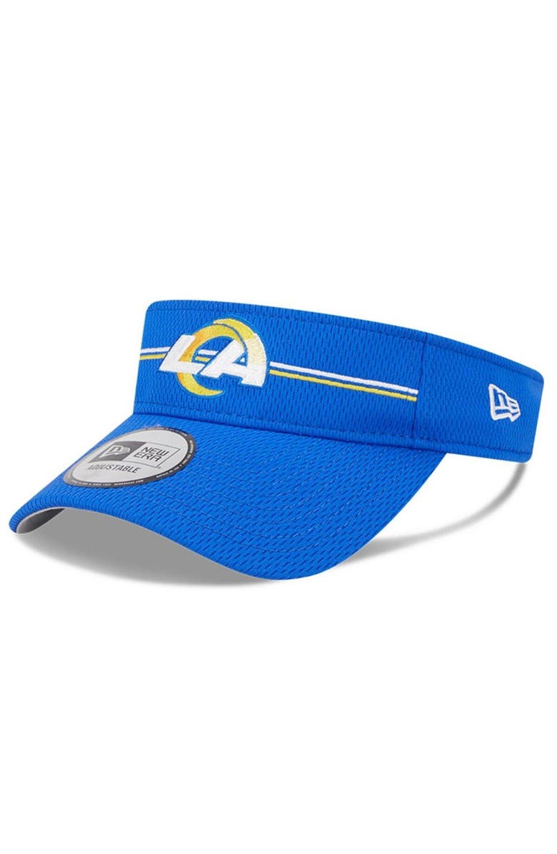 New Era Men's New Era Royal Los Angeles Rams 2023 NFL Training Camp Adjustable Visor, Main, color, 