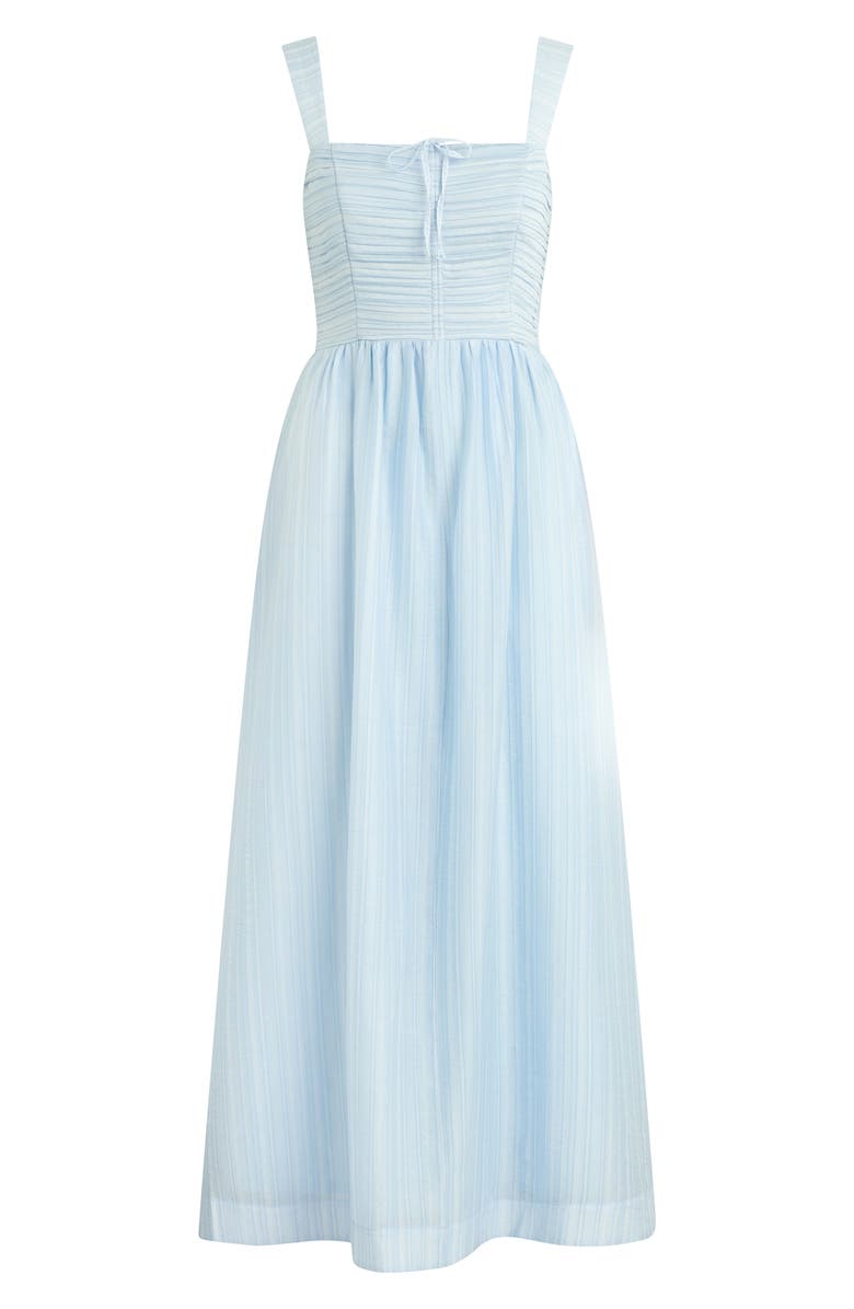 Favorite Daughter The Pretty Pintuck Sleeveless Maxi Dress, Alternate, color, Sky Blue