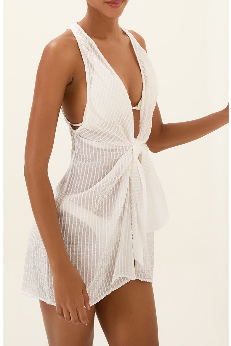 Mita Cover-Up Minidress, Alternate, color, OFF WHITE