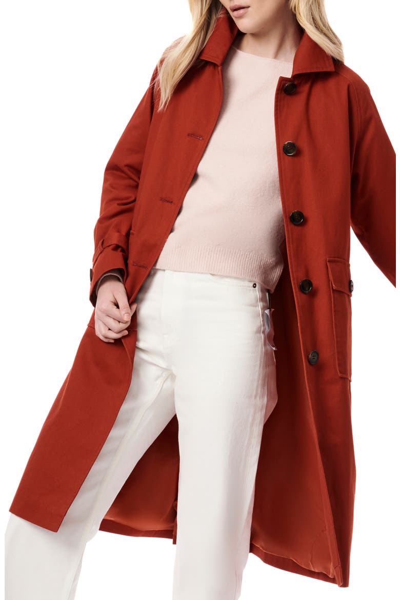 Cotton Twill Topper Jacket, Alternate, color, RUST
