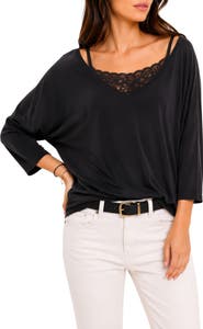 BLUEGREY Lace Inset Tunic
