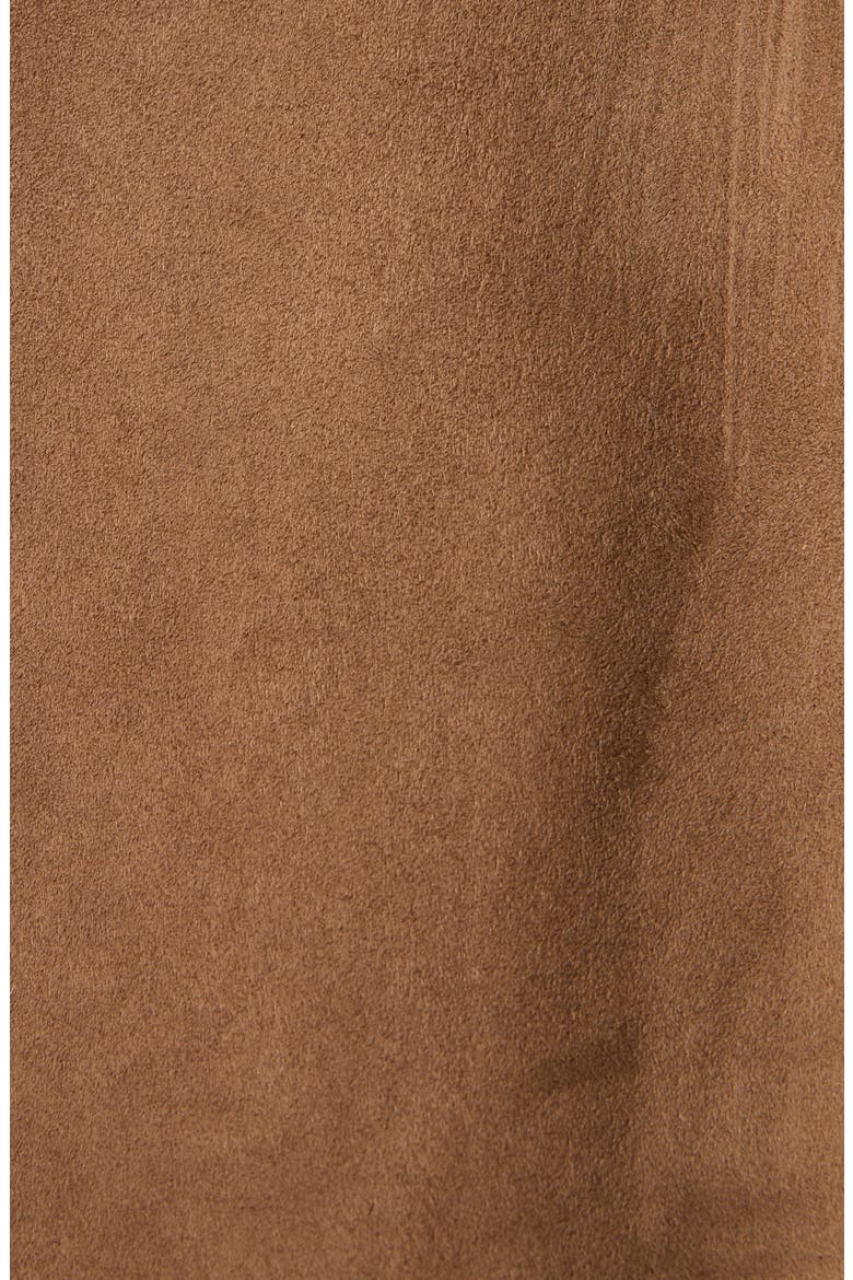 Velvety Suede Jacket, Alternate, color, KHAKI