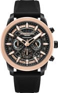 Kenneth Cole New York Sport Chronograph Silicone Strap Watch, 44mm