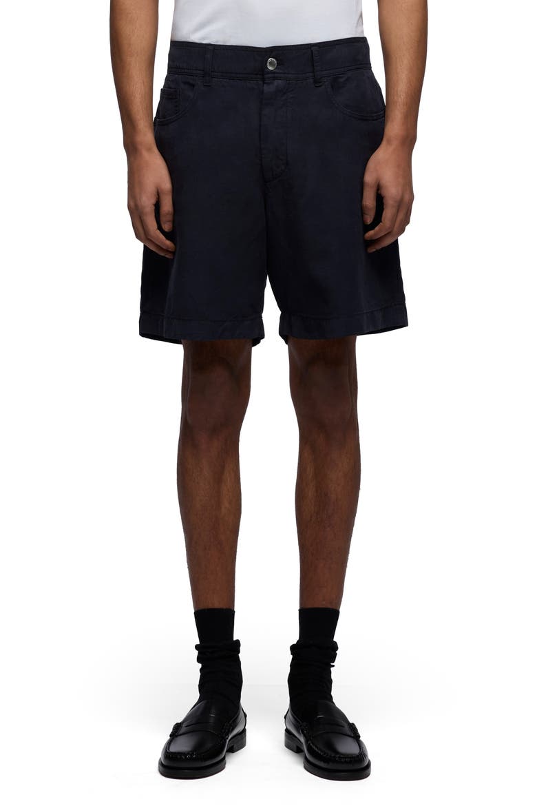 Hybrid Jogger Shorts, Main, color, NAVY