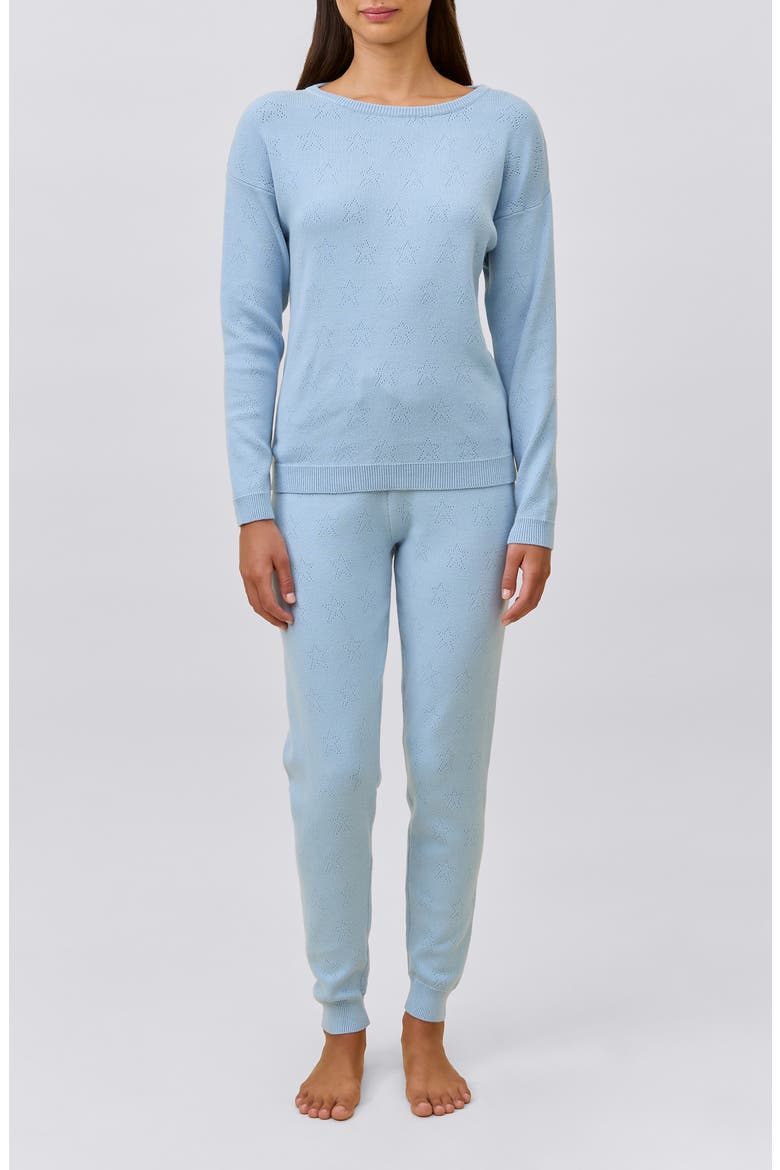 Pointelle Pajamas, Main, color, WINTER BLUE