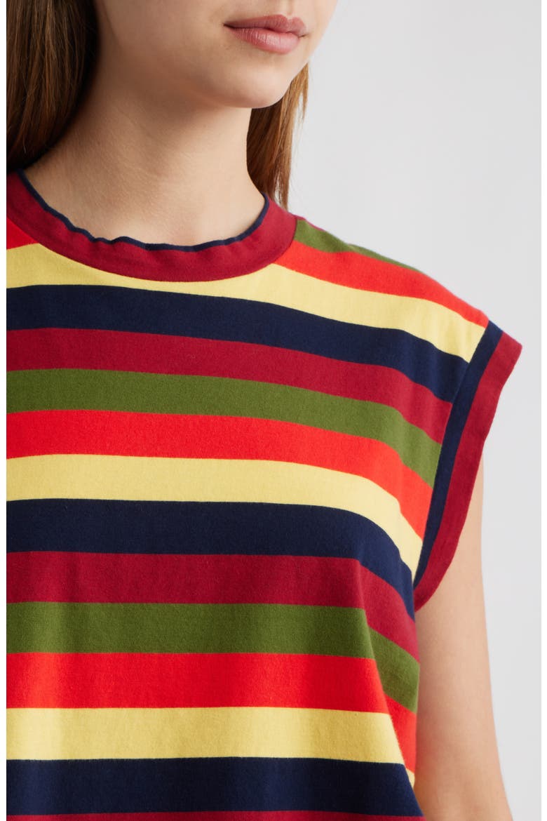 The Square Stripe Crop Top, Alternate, color, PLAYA STRIPE