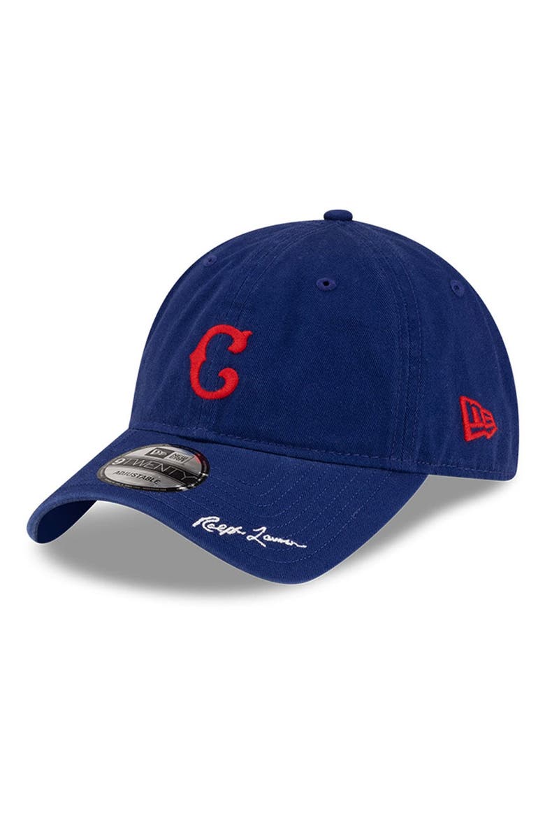Men's New Era x Ralph Lauren Royal Chicago Cubs 9TWENTY Adjustable Hat, Main, color, Royal