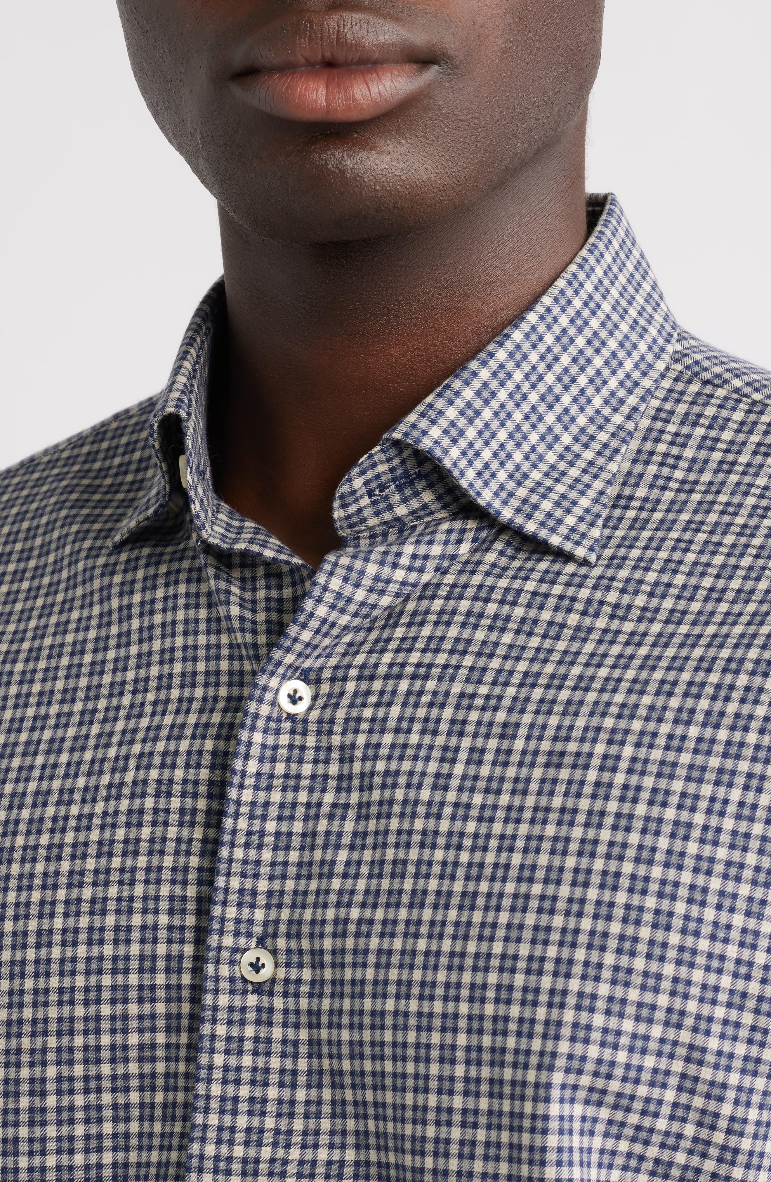Brooks Check Cotton Button-Down Shirt - image 2