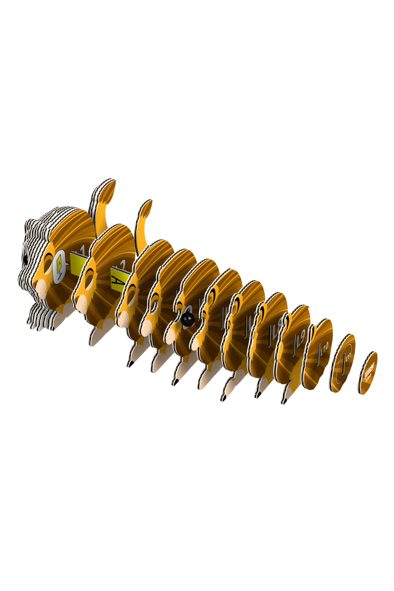Lion 3D Puzzle, Alternate, color, No Color