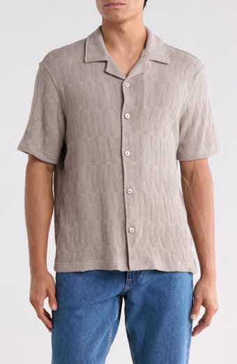 Textured Cuban Camp Shirt