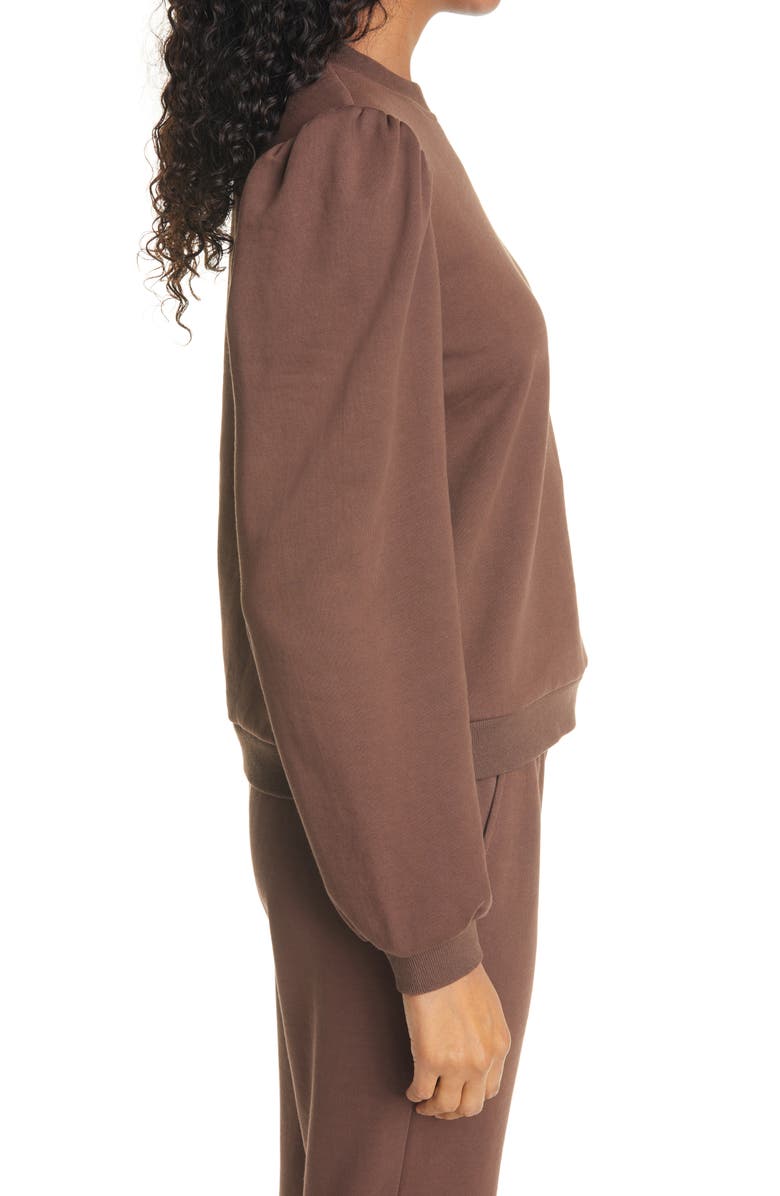 CAMI NYC Roberta Puff Sleeve Sweatshirt, Alternate, color,