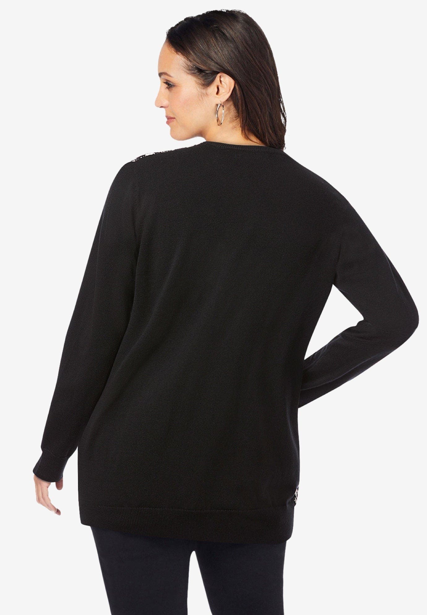 Fine Gauge Button-Front Cardigan - image 2