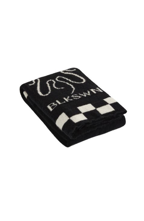 Checkerboard Cotton Throw Rug