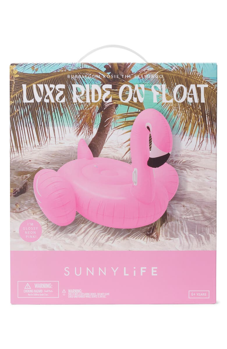 Sunnylife Luxe Rosie the Flamingo Inflatable Pool Floatie, Alternate, color, 