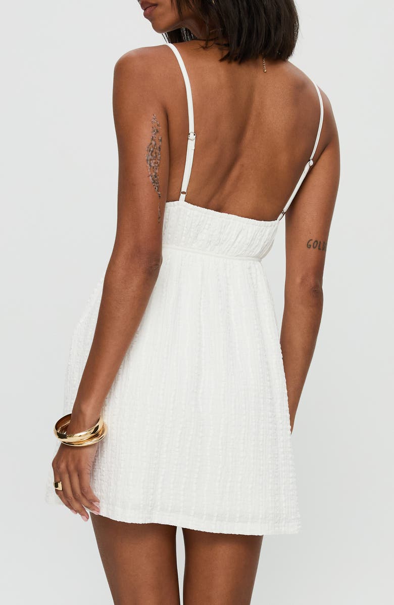 Princess Polly All Too Well Sleeveless Minidress, Alternate, color, White