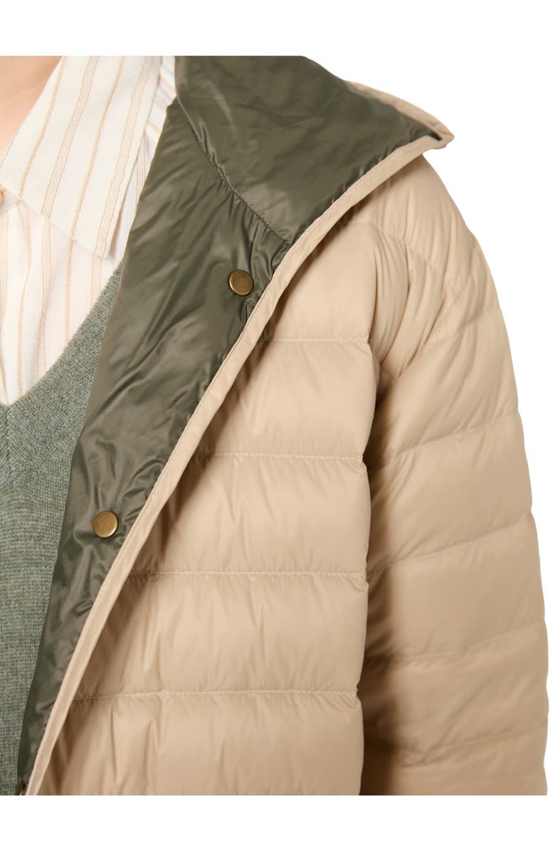 GERARD DAREL Serena Quilted Hooded Reversible Jacket, Alternate, color, Sand