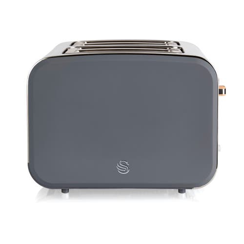 Swan Nordic Four Slice Toaster In Gray