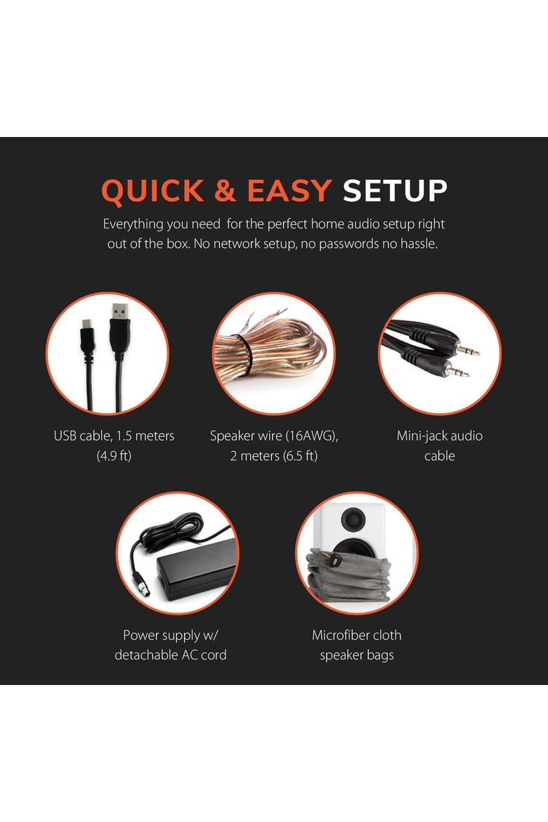 A2+ Next Gen Home Music System w/ Bluetooth aptX-HD, Alternate, color, White