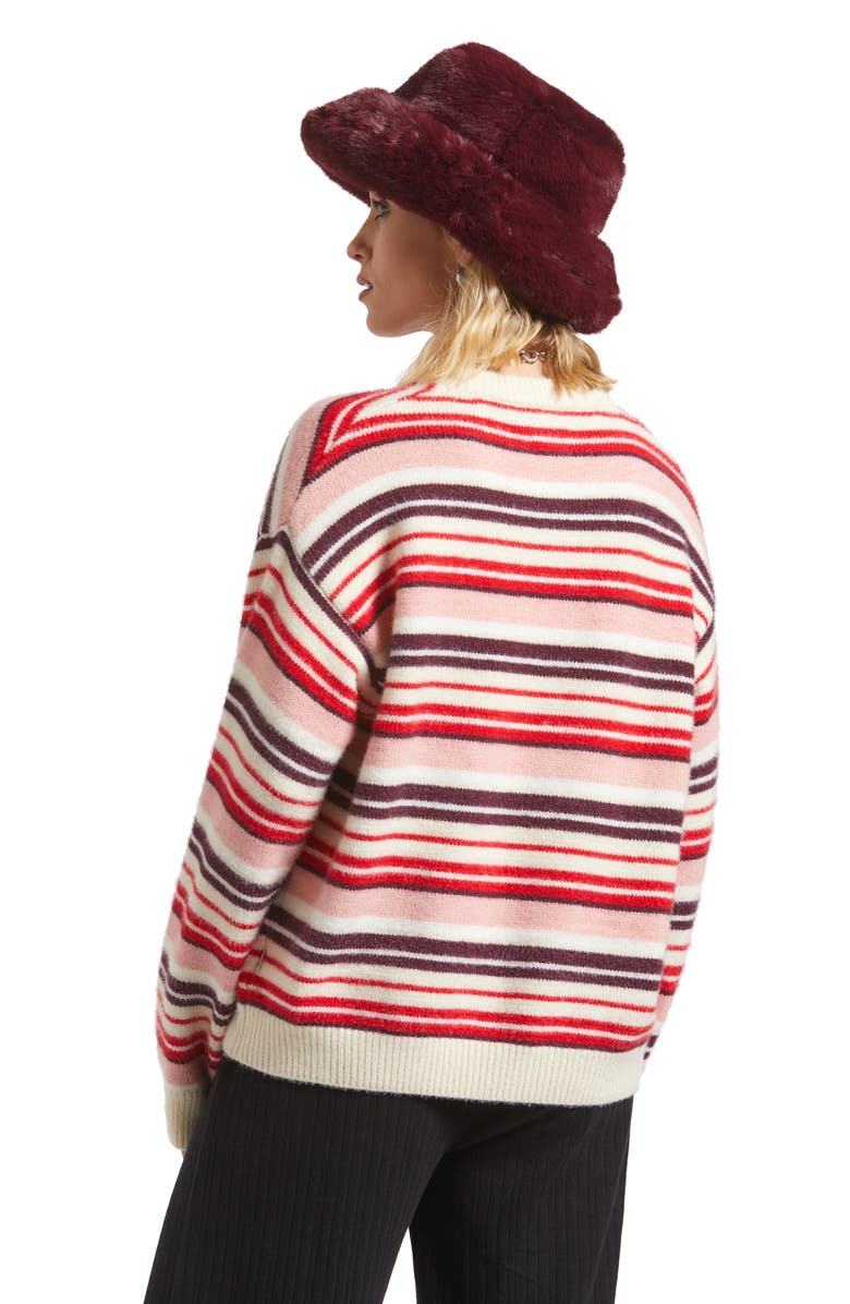 Brixton Dion Faux Fur Packable Hat, Alternate, color, Port