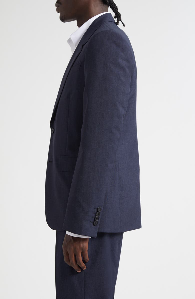 Givenchy Classic Fit Notch Lapel Wool Blazer, Alternate, color, Dark Blue
