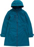 Seasalt Cornwall Coverack Waterproof Organic Cotton Blend Raincoat with Removable Hood