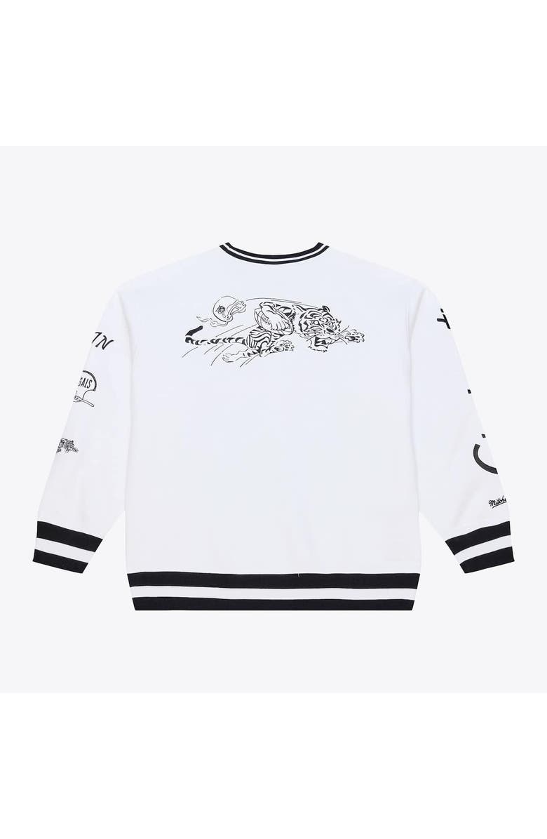Mitchell & Ness Men's Mitchell & Ness White Cincinnati Bengals Arctic Fleece Sweatshirt, Alternate, color, White