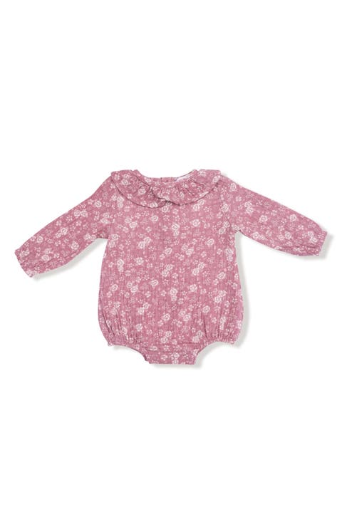 Bandana Floral Print Organic Cotton Muslin Bodysuit (Baby)