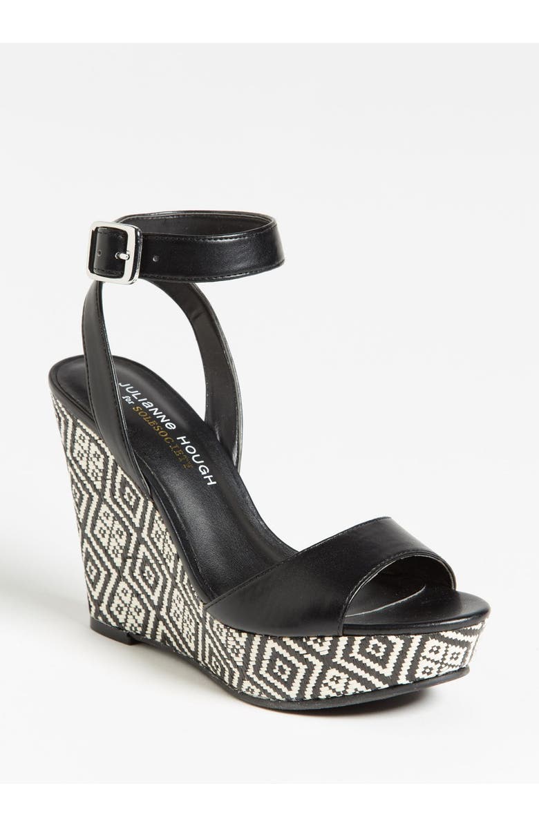 Sole Society Julianne Hough for Sole Society 'Adrienne' Wedge Sandal, Main, color,