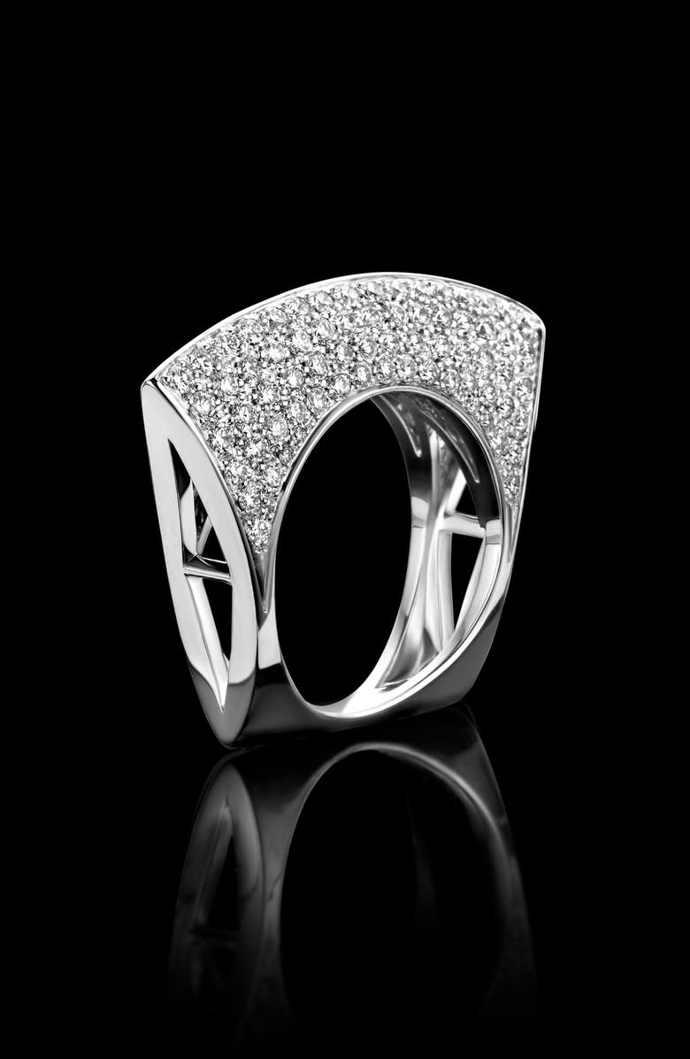DRIES CRIEL Lotus Diamond Ring, Alternate, color, 