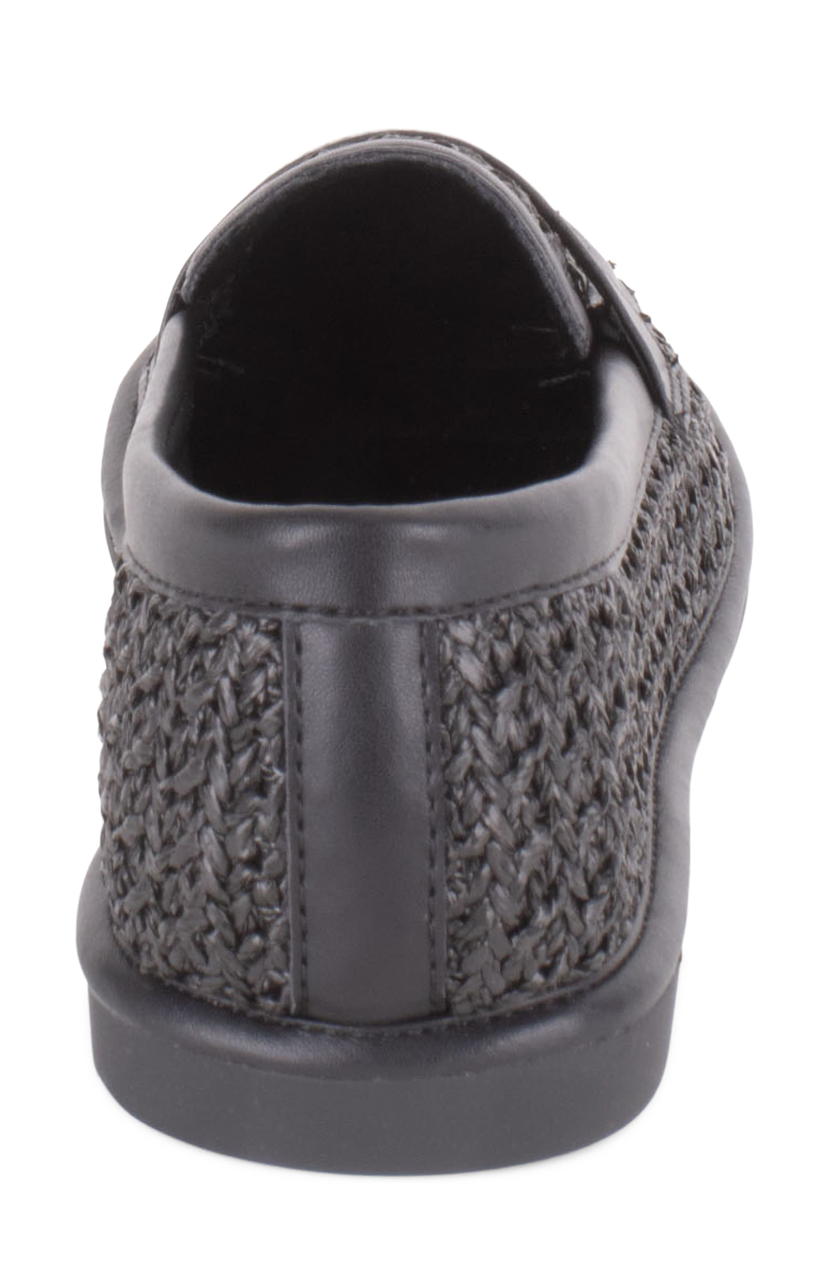 Tahari Meadow Penny Loafer, Alternate, color, Black