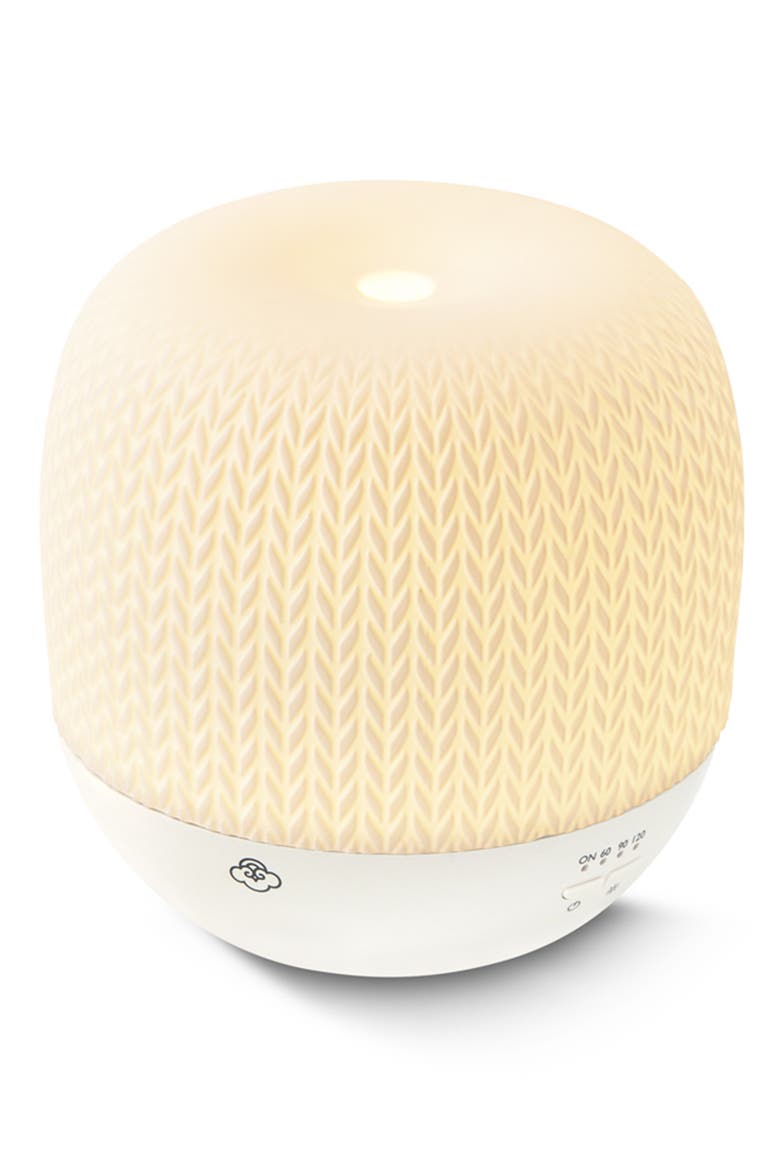 Knit Ceramic Ultrasonic Aroma Diffuser, Alternate, color, WHITE
