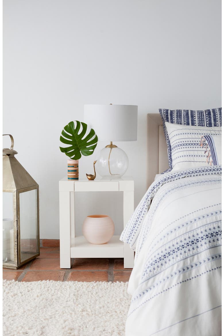 Seeded Glass Table Lamp, Alternate, color, PINK