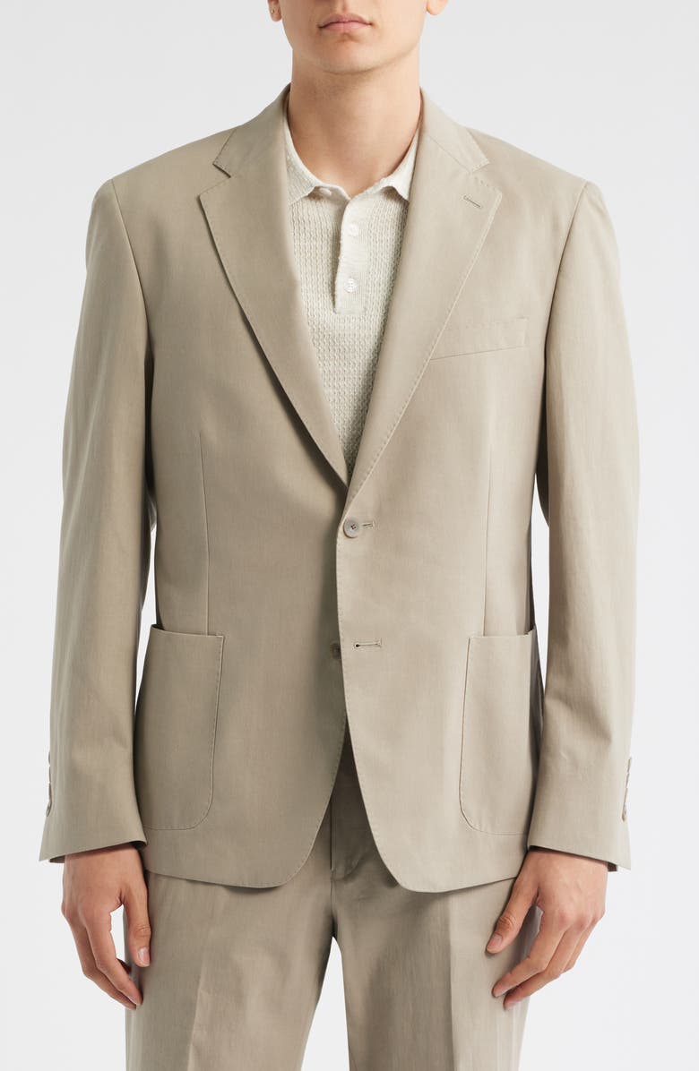 Vince Iker Khaki Cotton Blend Suit, Alternate, color, Khaki