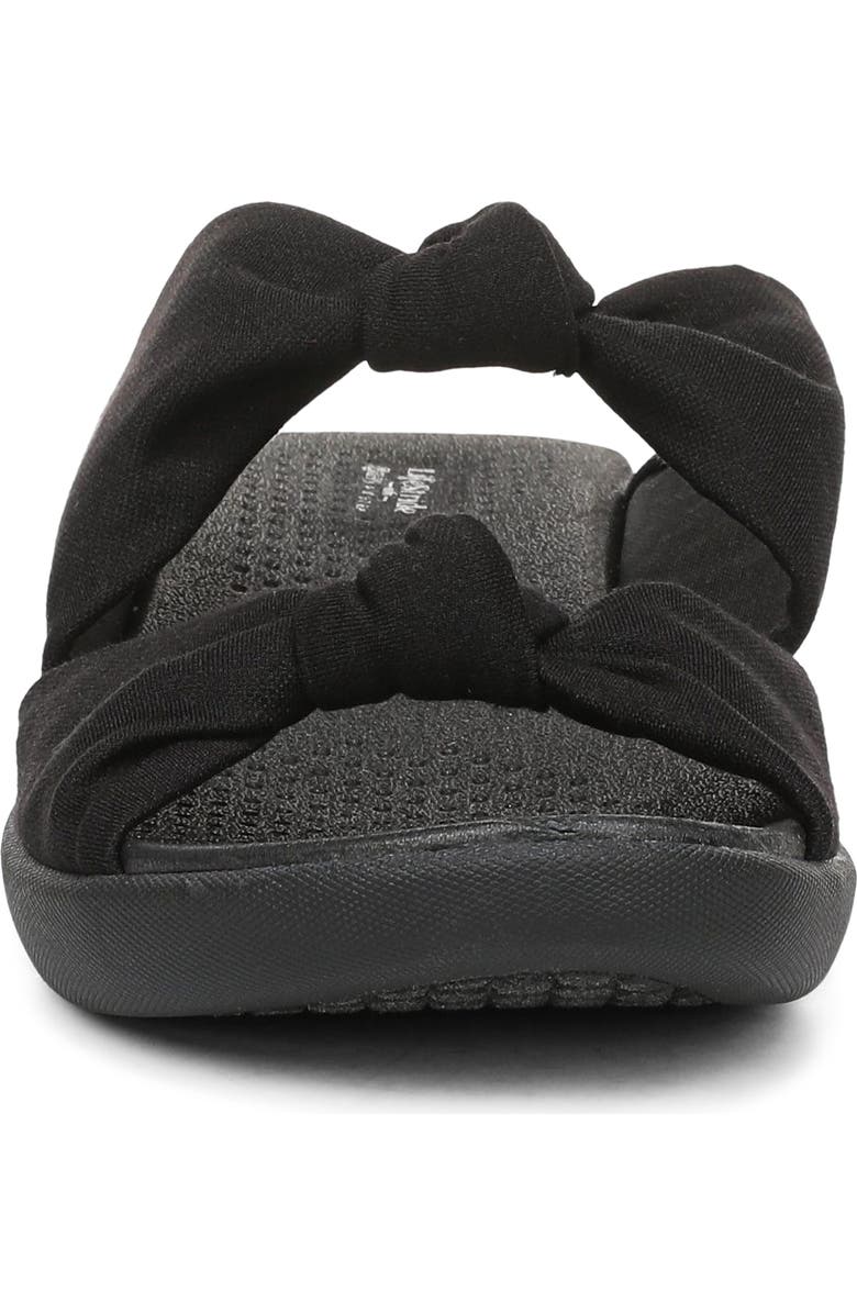 LifeStride Caring Slide Sandal, Alternate, color, Black