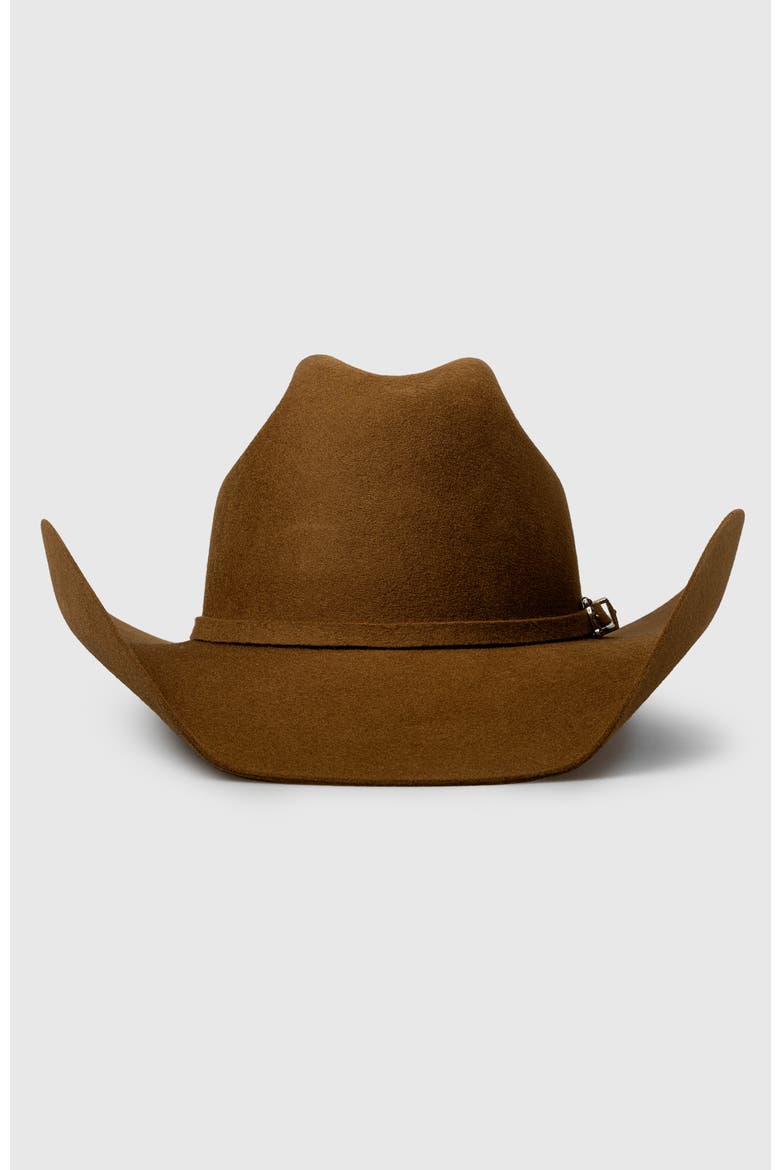 The Boss Premier Cowboy Hat, Alternate, color, Brown