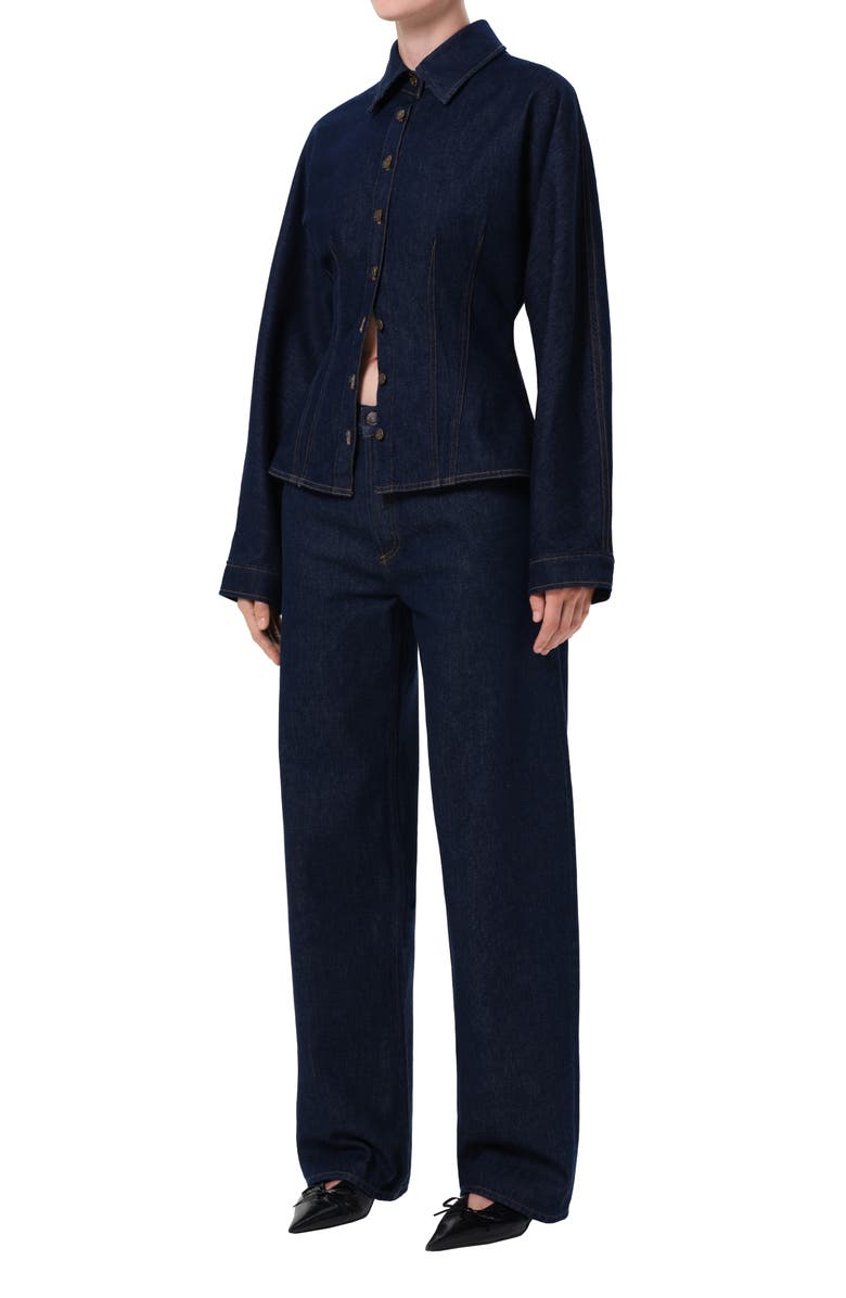 AGOLDE Devon Denim Button-Up Shirt, Alternate, color, Rinse Rinse In